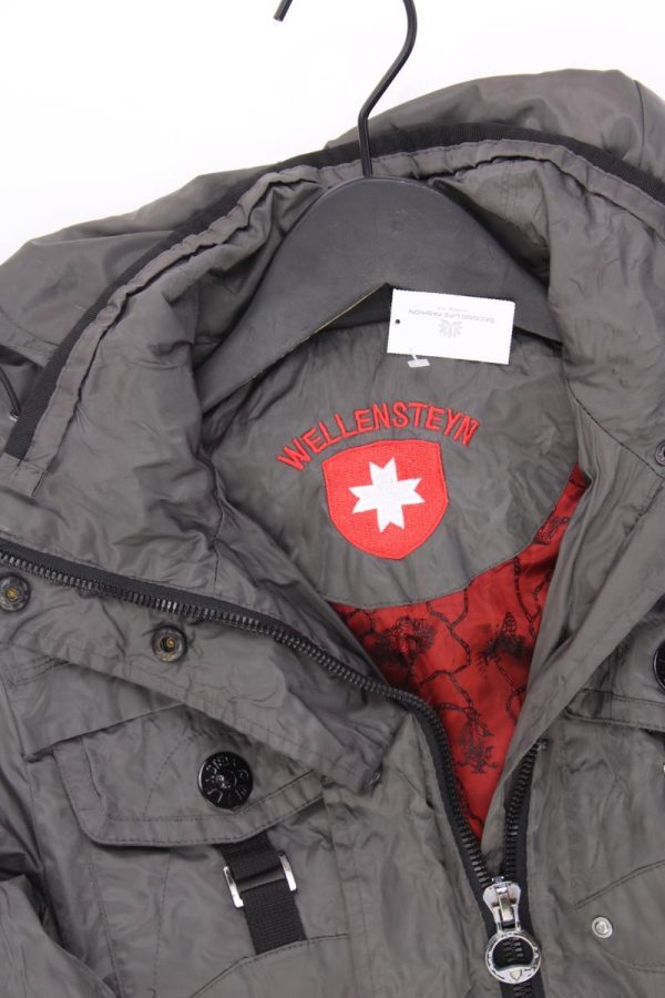 Wellensteyn Jacke Modell Chocolate Gr. XS mit Gürtel grau aus Polyester Rabatt – Bild 2