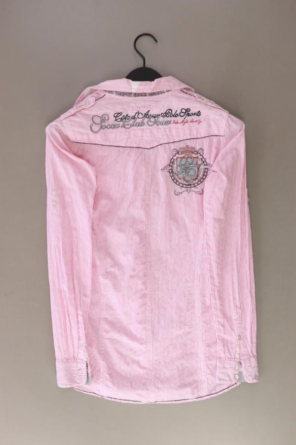 Soccx Langarmbluse Gr. S gestreift rosa aus Baumwolle Rabatt – Bild 2
