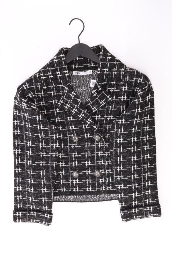 Zara Regular Blazer Gr. S neuwertig schwarz aus Polyester Schn?ppchen