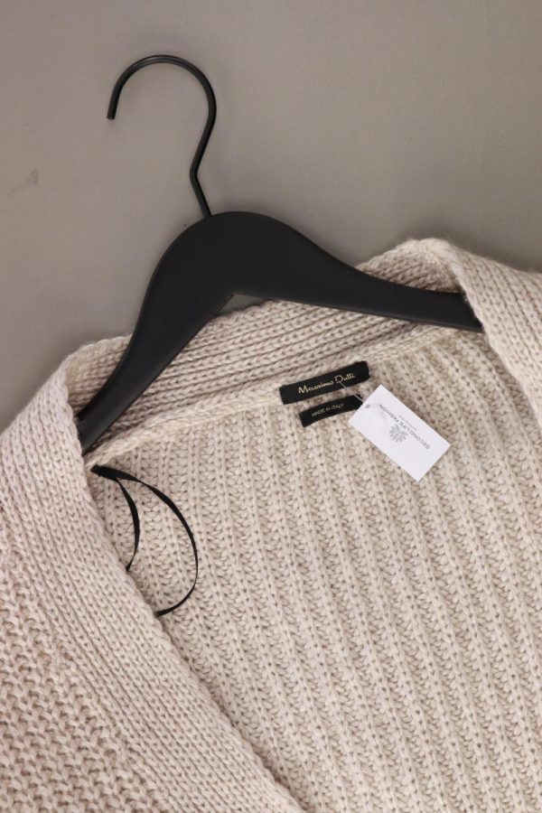 Massimo Dutti Strickjacke Gr. L Langarm creme Mode – Bild 3