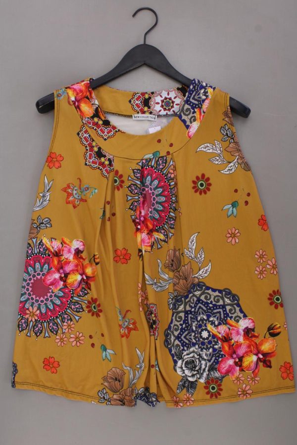 New Collection Trägertop Gr. OneSize mit Blumenmuster gelb aus Polyester Jetzt online
