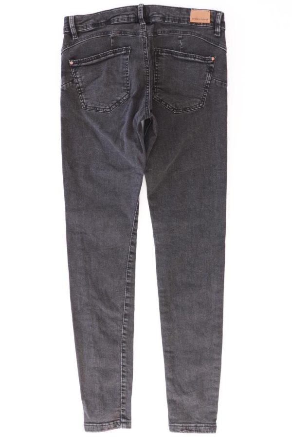 Bershka Skinny Jeans Gr. 38 grau aus Baumwolle Verkauf – Bild 2