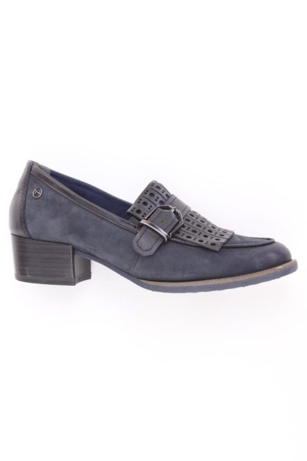 Tamaris Pumps Gr. 37 blau aus Leder Angebot