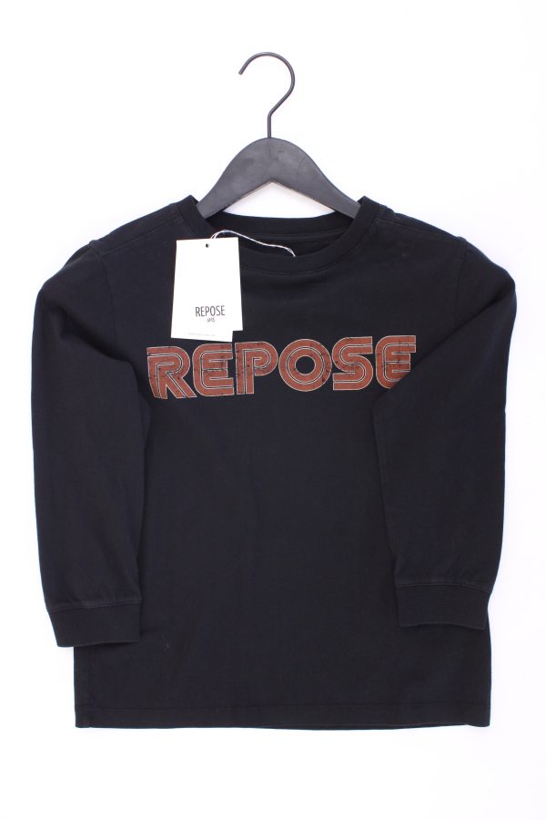 Repose AMS Kinder Langarmshirt schwarz Größe 6 Jahre neu mit Etikett Schn?ppchen