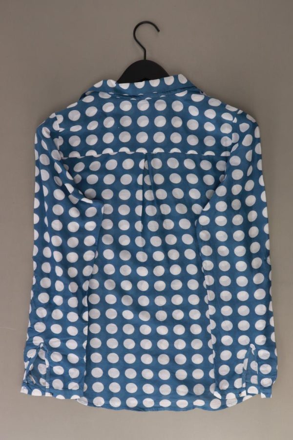 More&More Langarmbluse Gr. 34 gepunktet blau Im Angebot – Bild 2