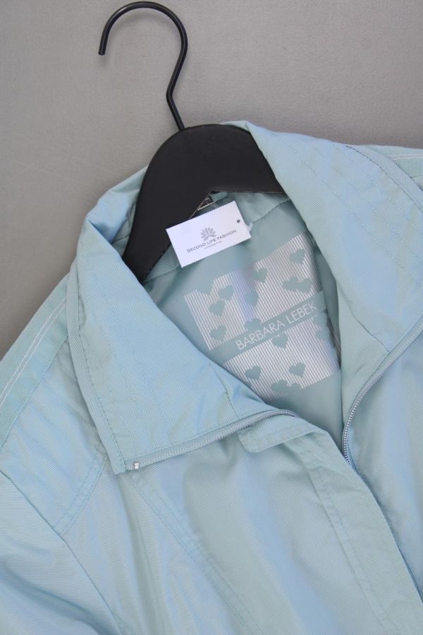 BARBARA LEBEK Übergangsjacke Gr. 42 blau aus Polyester Zu verkaufen – Bild 2