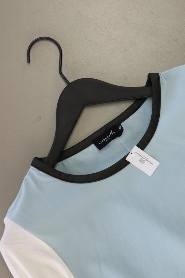Liebeskind Berlin Langarmbluse Gr. 36 blau Angebot – Bild 3