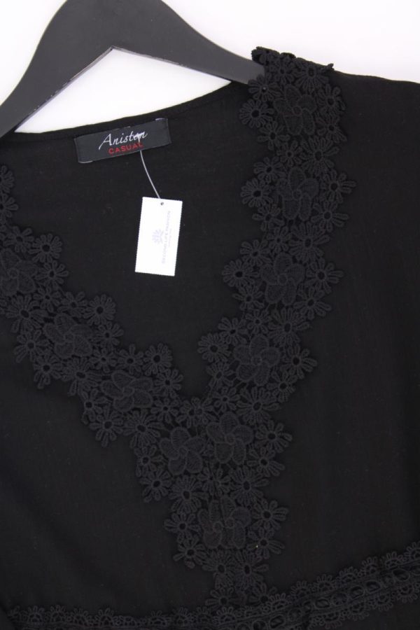Aniston Comfort Tunika Gr. 36 schwarz aus Viskose Rabatt – Bild 2