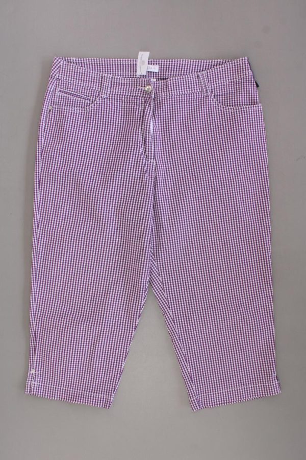 Bonita 3 4 Hose Gr. 42 kariert lila aus Baumwolle Rabatt