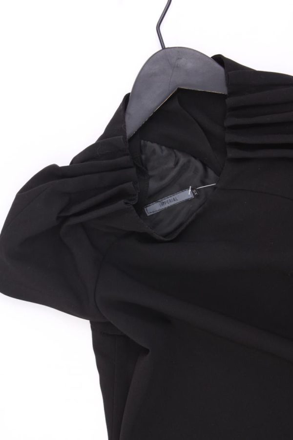 Imperial Abendkleid Gr. XS Kurzarm Vintage schwarz aus Polyester Zu verkaufen – Bild 2