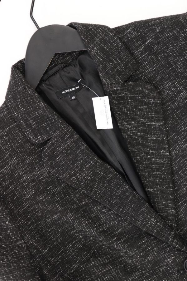 More&More Blazer Gr. 40 schwarz aus Polyester Online-Verkauf – Bild 3