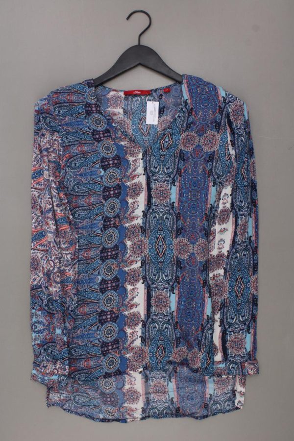 s.Oliver Langarmbluse Gr. 34 mit Paisleymuster mehrfarbig aus Viskose Angebot