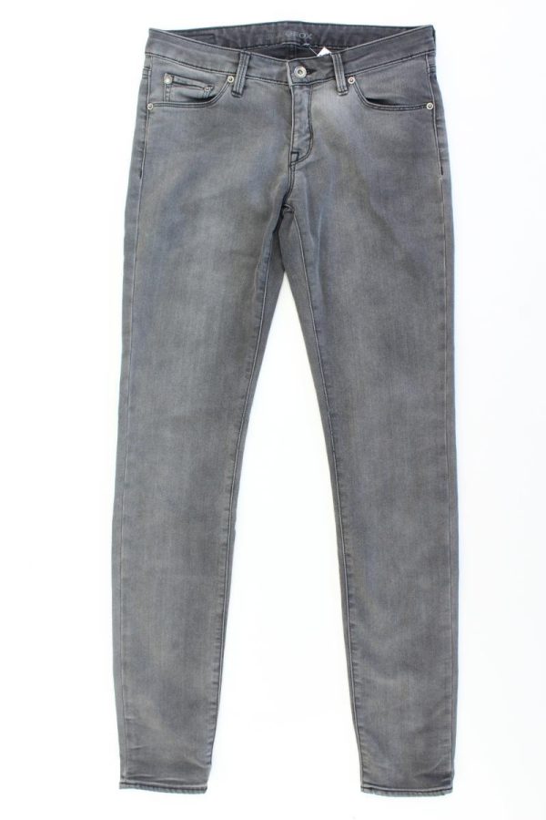 Geox Skinny Jeans Gr. W27 grau aus Baumwolle Mode