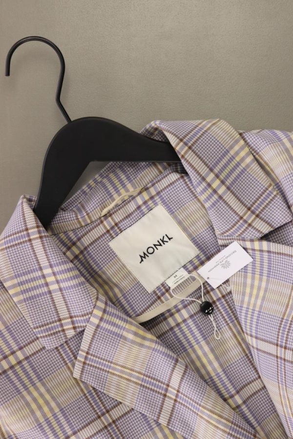 Monki Longblazer Gr. M gepunktet neuwertig lila aus Polyester Jetzt online – Bild 3