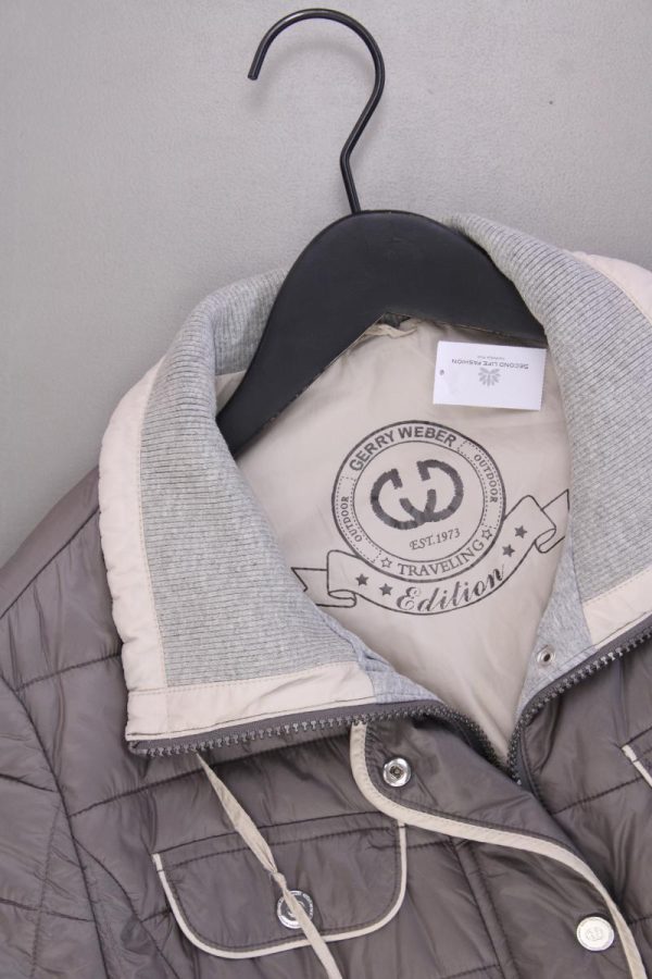 Gerry Weber Classic Jacke Gr. 42 grau aus Polyamid Online – Bild 2