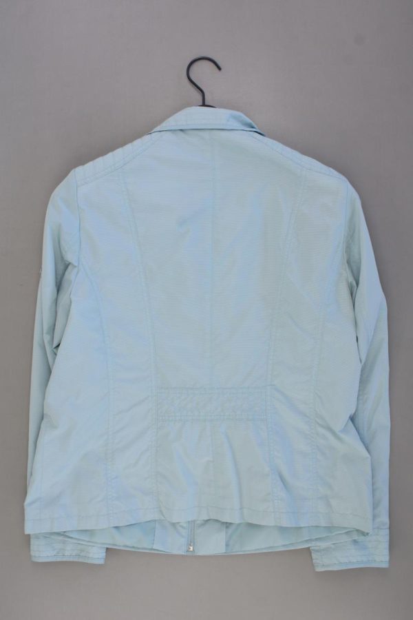 BARBARA LEBEK Übergangsjacke Gr. 42 blau aus Polyester Zu verkaufen – Bild 3