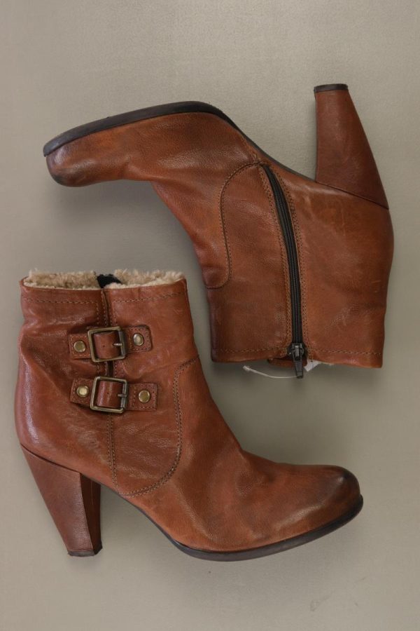 Venturini Milano Stiefeletten Gr. 40 braun aus Leder Im Angebot – Bild 2