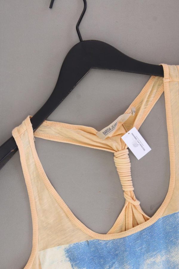 Garcia Jeans Trägertop Gr. M orange aus Baumwolle Schn?ppchen – Bild 2
