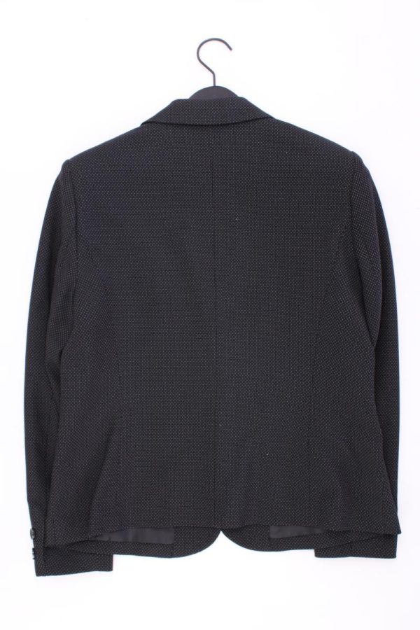BARBARA LEBEK Classic Blazer Gr. 40 gepunktet neuwertig grau aus Polyester Online-Schn?ppchen – Bild 3