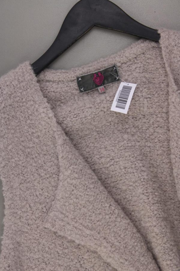 Lieblingsstück Classic Weste Gr. 38 creme aus Wolle Mode – Bild 2