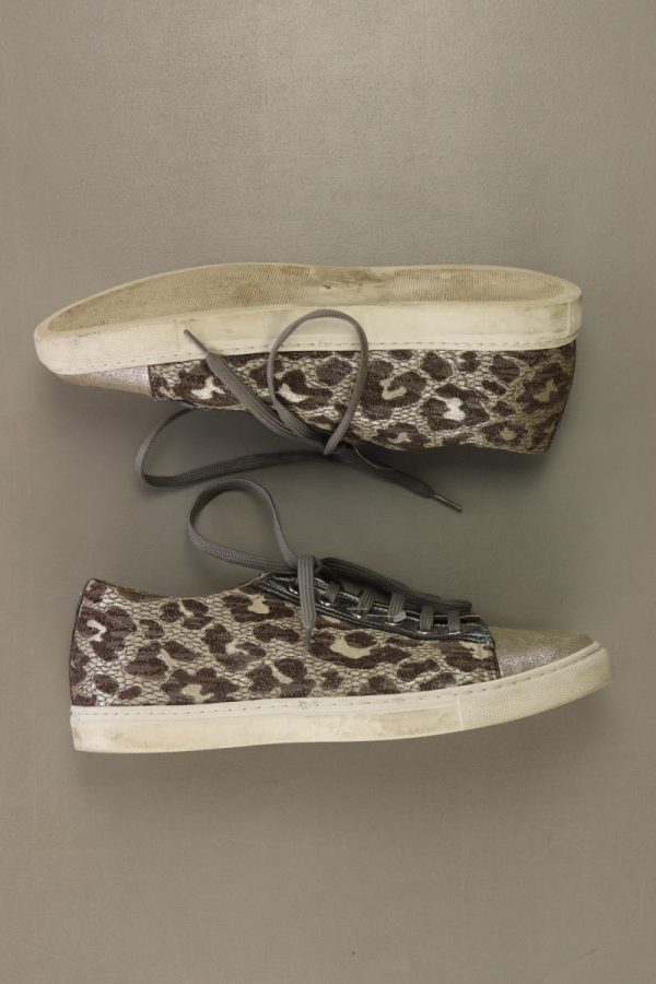 Sneaker Gr. 36 mit Tierdruck silber Rabatt – Bild 2