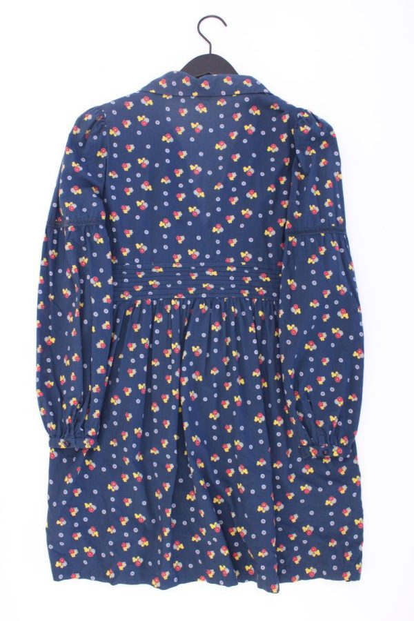 Pepe Jeans Polokleid Gr. L mit Blumenmuster Langarm blau aus Baumwolle Online-Verkauf – Bild 3