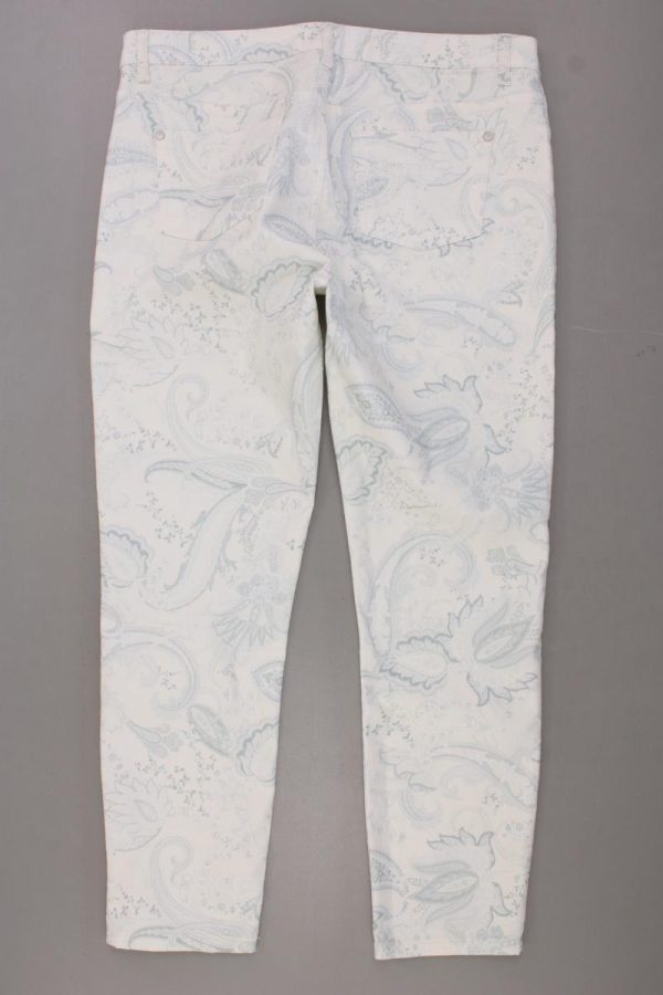 Lascana Five-Pocket-Hose Gr. 44 mit Paisleymuster creme aus Baumwolle Angebot – Bild 3