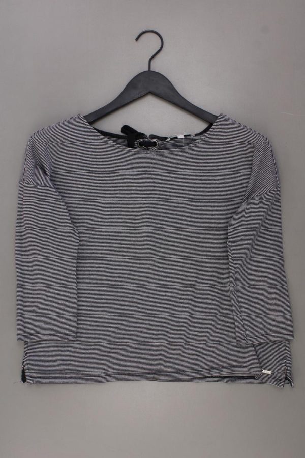 Tom Tailor (Denim) Feinstrickpullover Gr. S gestreift grau Jetzt online