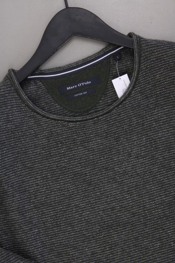 Marc O Polo Feinstrickpullover für Herren Gr. L grau aus Baumwolle Zu verkaufen – Bild 2