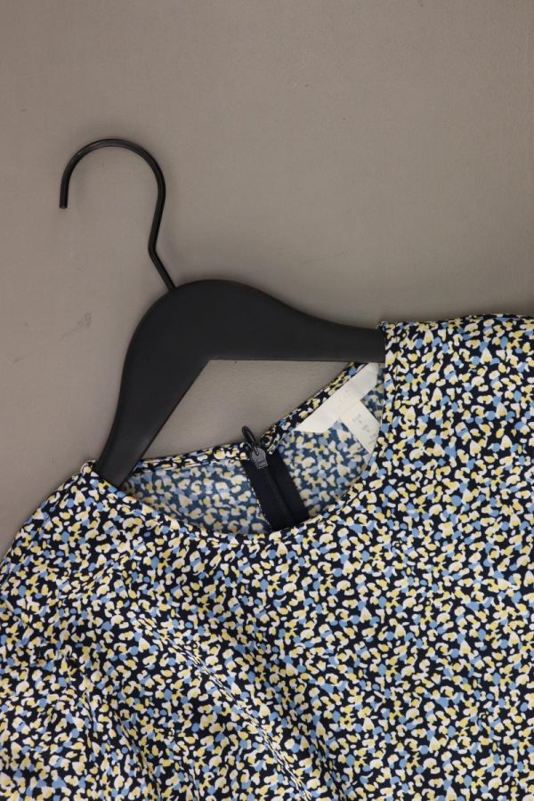 H&M Bluse Gr. S neuwertig Langarm blau aus Polyester Jetzt online – Bild 3