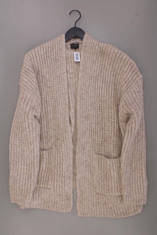 Herrlicher Strickjacke Modell Anja Gr. L Langarm creme aus Polyacryl Online-Verkauf