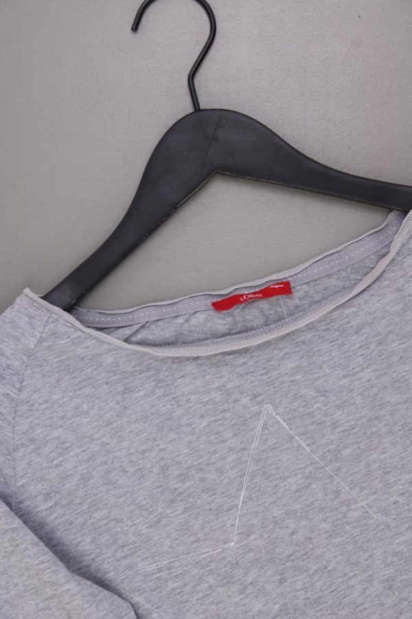 s.Oliver Regular Shirt Gr. 40 3 4 Ärmel grau Im Angebot – Bild 2