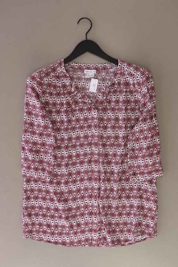 Gina Laura Regular Bluse Gr. M 3 4 Ärmel rot aus Viskose Online-Verkauf