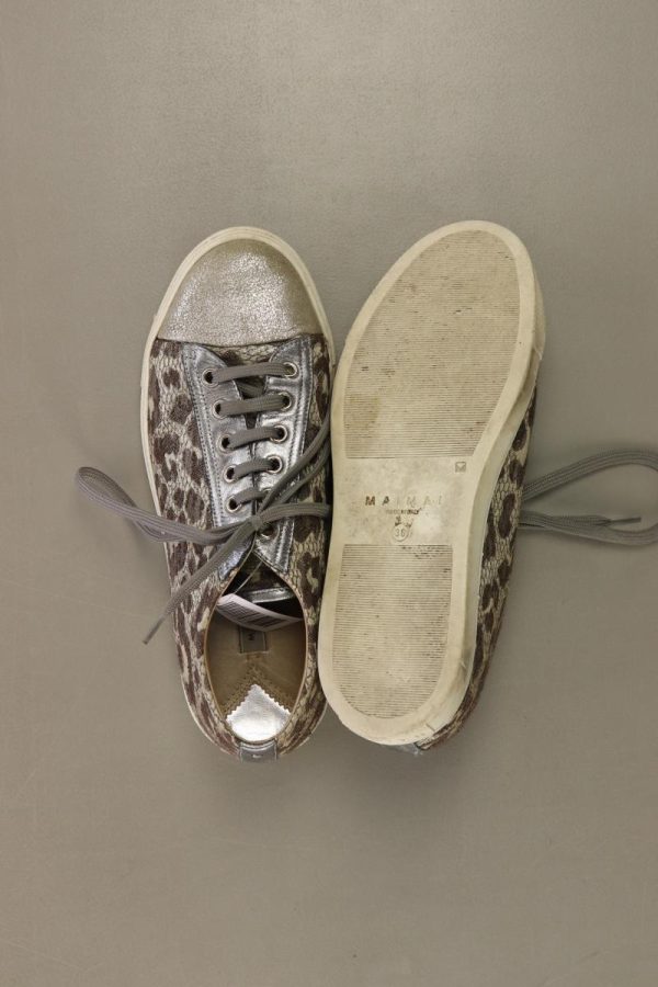 Sneaker Gr. 36 mit Tierdruck silber Rabatt – Bild 4