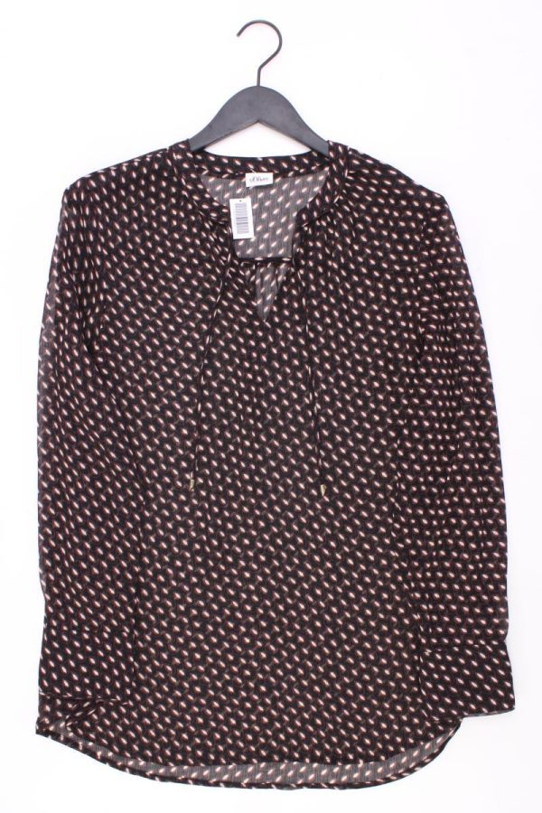 s.Oliver Langarmbluse Gr. 42 braun aus Polyester Rabatt