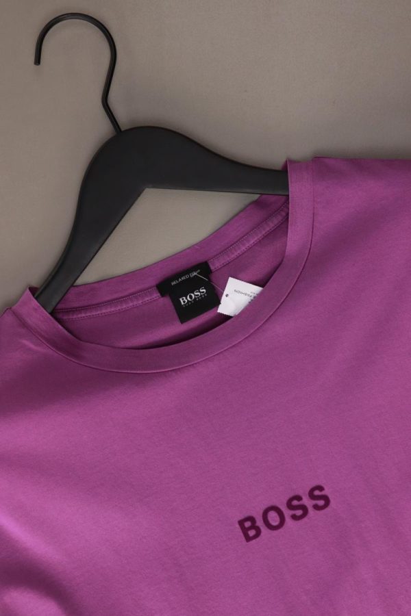 BOSS by Hugo Boss T-Shirt für Herren Gr. XL Kurzarm lila aus Baumwolle Angebot – Bild 3
