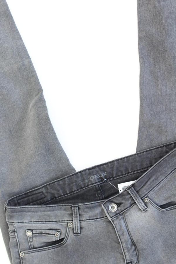 Geox Skinny Jeans Gr. W27 grau aus Baumwolle Mode – Bild 3