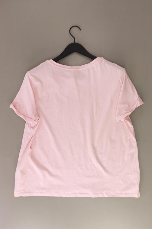 Esprit Printshirt Gr. XXL mit Blumenmuster Kurzarm rosa aus Baumwolle Online-Verkauf – Bild 2