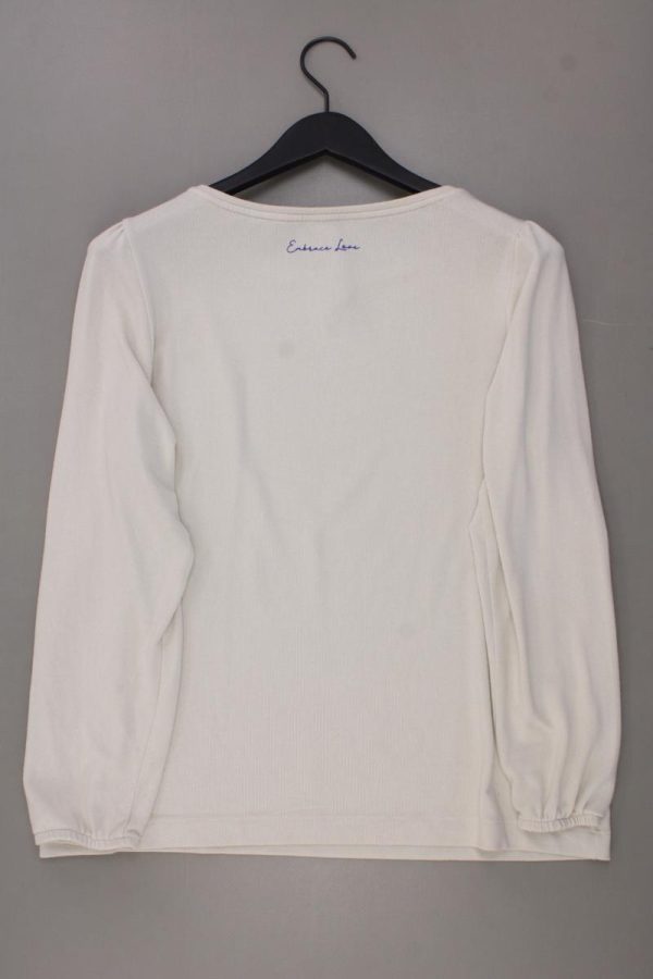 Street One Feinstrickpullover Gr. 42 creme aus Viskose Online-Schn?ppchen – Bild 3