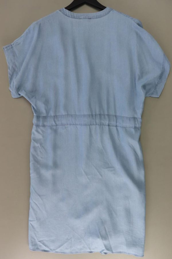 SOAKED IN LUXURY Kurzarmkleid Gr. S neuwertig mit Gürtel blau aus Lyocell Schn?ppchen – Bild 2