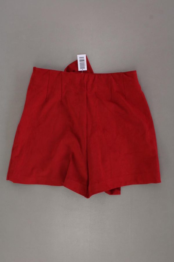 Zara Skort in Wildlederoptik Gr. XS neuwertig rot aus Polyester Online – Bild 3