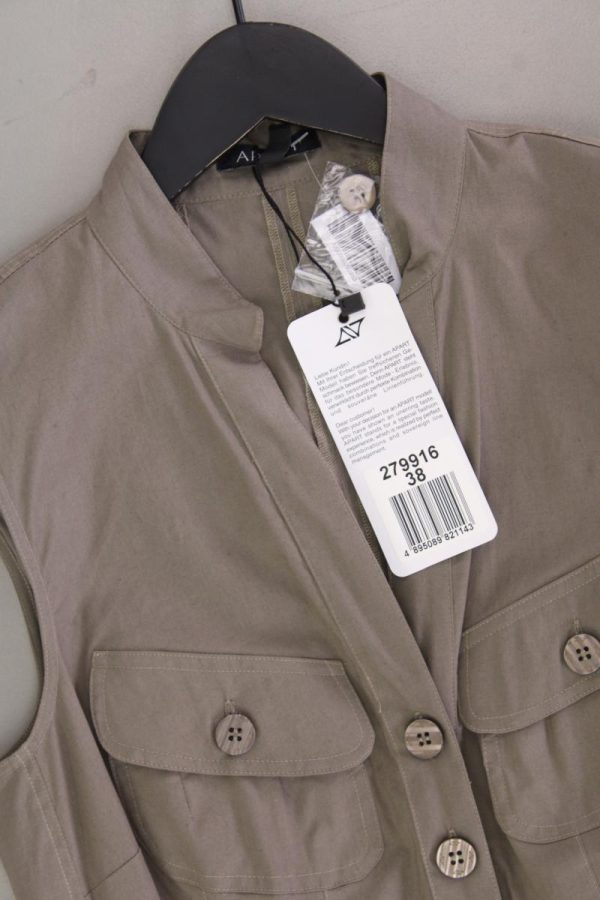 Apart Ärmellose Bluse Gr. 38 neu mit Etikett braun aus Baumwolle Online – Bild 2