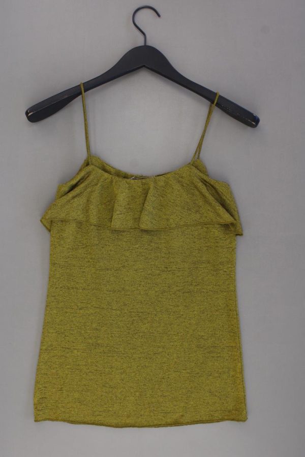 Pieces Spaghetti-Top Gr. M gelb aus Polyester Zu verkaufen – Bild 3