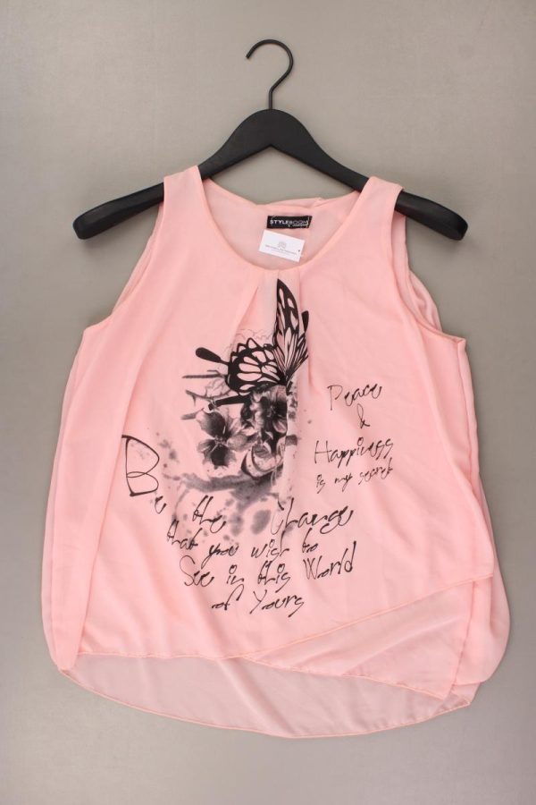 Ärmellose Bluse Gr. S pink aus Polyester Angebot