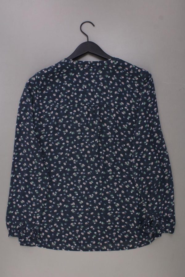 Tom Tailor (Denim) Chiffonbluse Gr. L mit Blumenmuster Langarm blau Online-Schn?ppchen – Bild 3
