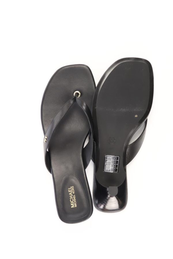 Michael Kors Sandalen Gr. 41 neuwertig schwarz aus Leder Jetzt online – Bild 4