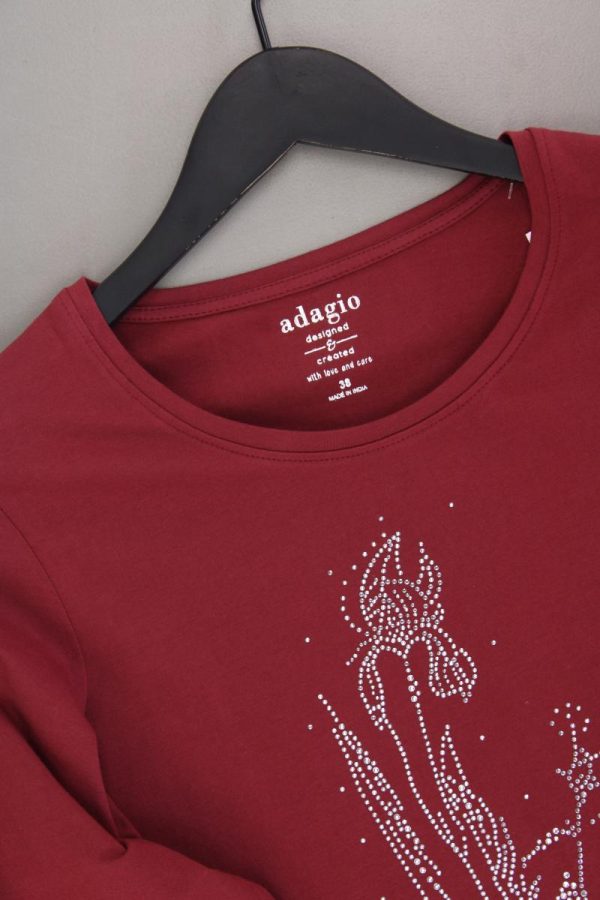 Adagio Regular Shirt Gr. 38 neuwertig 3 4 Ärmel rot Jetzt online – Bild 2