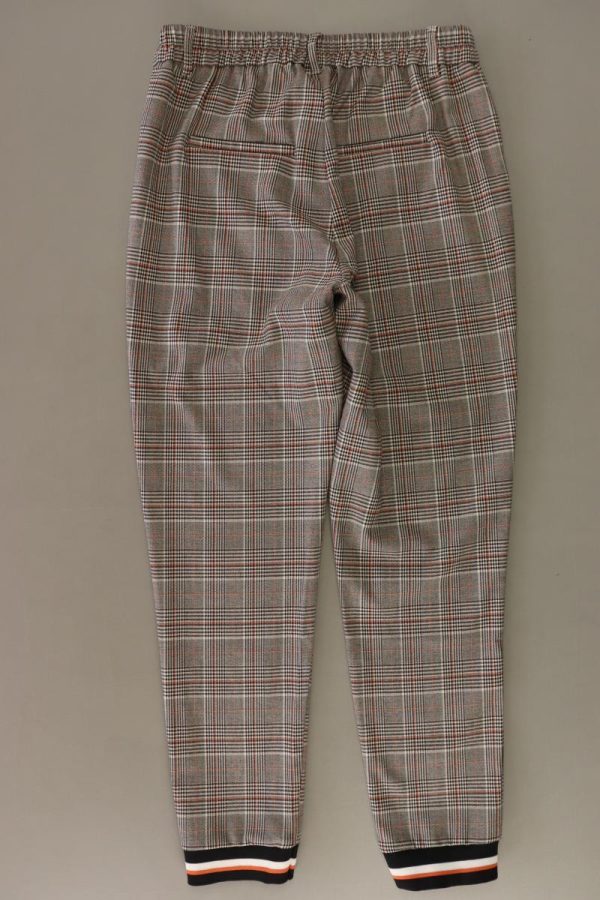 Kaffe Stoffhose Gr. 36 kariert neuwertig braun aus Polyester Schn?ppchen – Bild 2