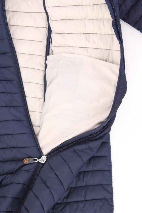 Fuchs Schmitt Kapuzenmantel Gr. 40 neuwertig blau aus Polyester Angebot – Bild 3
