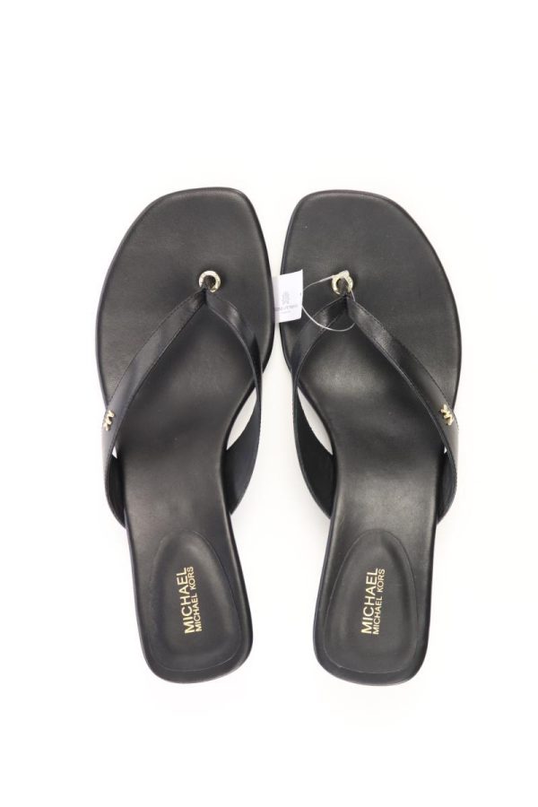 Michael Kors Sandalen Gr. 41 neuwertig schwarz aus Leder Jetzt online – Bild 3